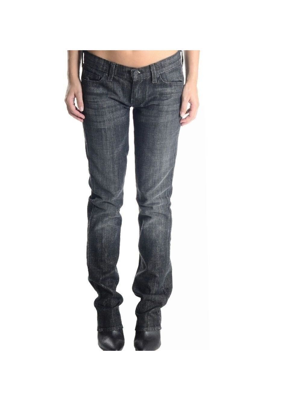 7 for all Mankind Straight Leg Crystal Chain Jeans